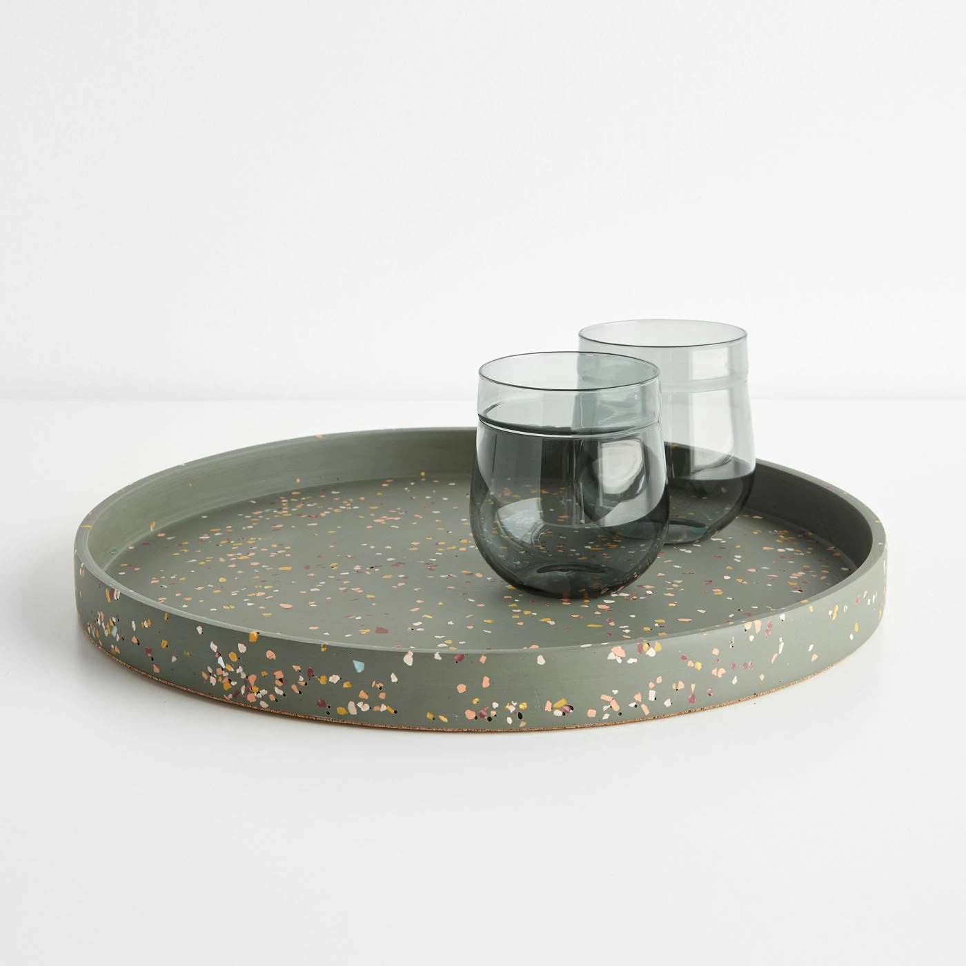 Angle Bell Smoke Double Old Fashioned Glasses Set Of 2 4 Angle Bell Smoke Double Old Fashioned Glasses Set Of 2 - Image 2