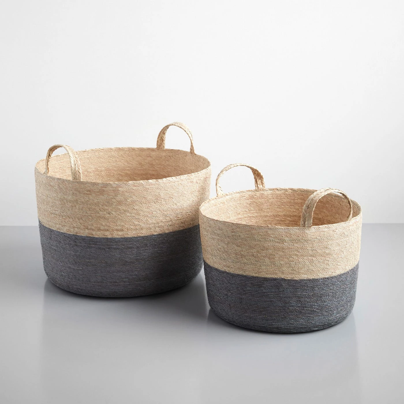 Gray Band Loma Basket 19.5" 4 Gray Band Loma Basket 19.5" - Image 2