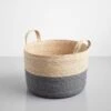 Gray Band Loma Basket 15.75" -Furniture Store 101821 main