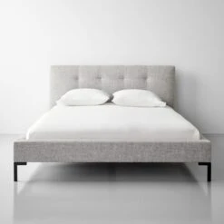 Wells Tweed Gray Bed 12 Wells Tweed Gray Bed -Furniture Store 101840 101838 gallery 2