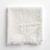 Linen Ivory Throw Blanket -Furniture Store 101913 main