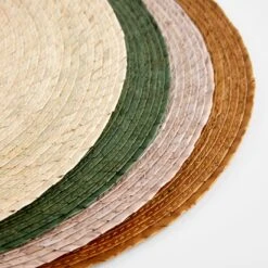Onda Natural Round Placemat -Furniture Store 102005 102643 102836 102006 1