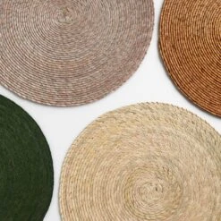 Onda Ochre Round Placemat -Furniture Store 102005 102643 102836 102006 3 2