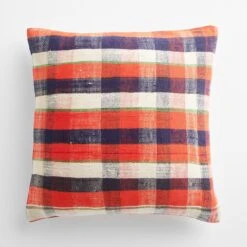 Sefton Plaid Throw Pillow Cover 20" X 20"