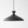Pretty Wide Black Pendant Lamp -Furniture Store 102093 main