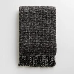 Mended Tweed Monochrome V Throw Blanket -Furniture Store 102117 gallery 1