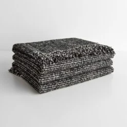 Mended Tweed Monochrome V Throw Blanket -Furniture Store 102117 gallery 2