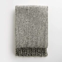 Mended Tweed Monochrome IV Throw Blanket 15 Mended Tweed Monochrome IV Throw Blanket -Furniture Store 102118 gallery 1
