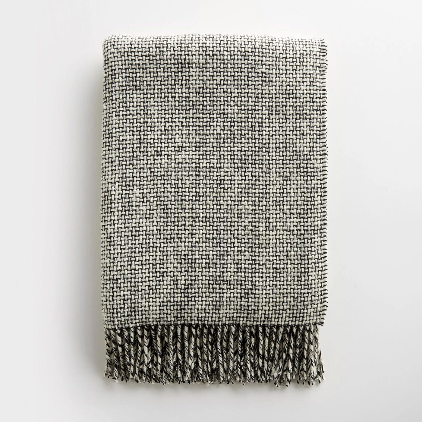 Mended Tweed Monochrome IV Throw Blanket 4 Mended Tweed Monochrome IV Throw Blanket - Image 2