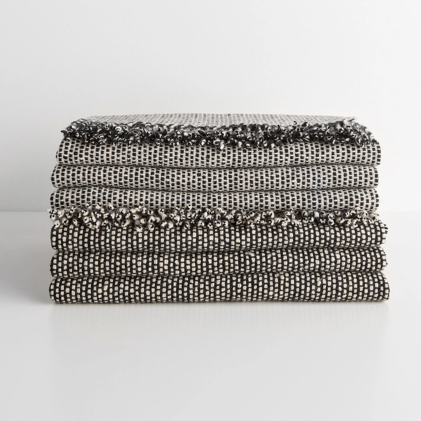 Emphasize Tweed Monochrome III Throw Blanket 7 Emphasize Tweed Monochrome III Throw Blanket - Image 5