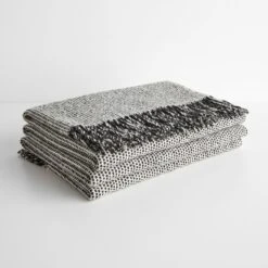 Emphasize Tweed Monochrome III Throw Blanket 15 Emphasize Tweed Monochrome III Throw Blanket -Furniture Store 102120 gallery 2