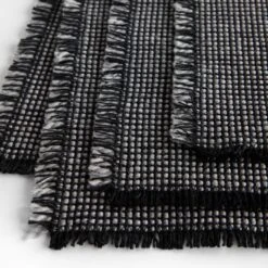 Mourne Check Slate Placemats Set Of 4 -Furniture Store 102121 gallery 1