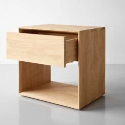 Nordic Oak Tall Side Table -Furniture Store 102128 gallery 2