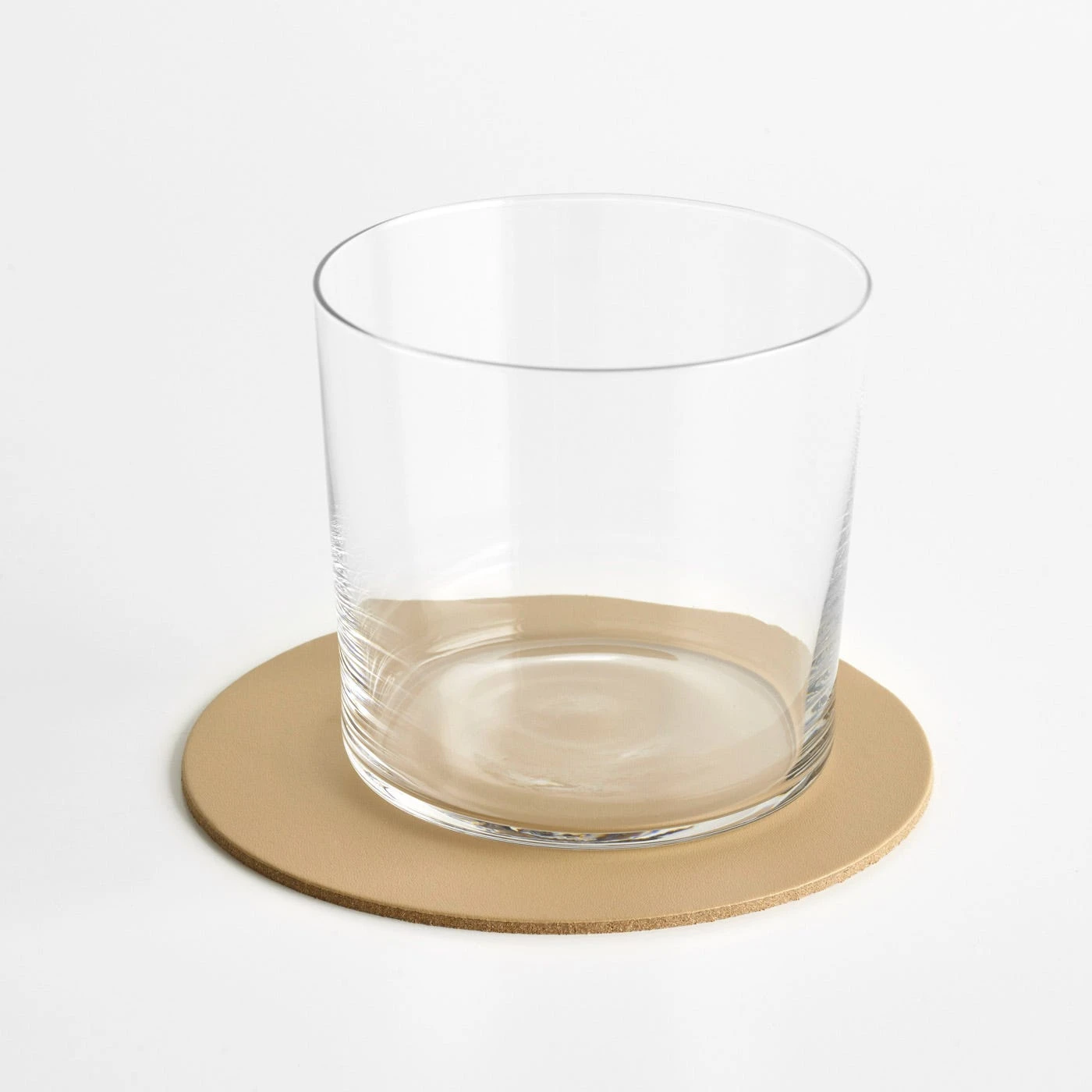 Dot Sand Round Leather Coasters Set Of 4 5 Dot Sand Round Leather Coasters Set Of 4 - Image 3