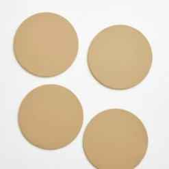 Dot Sand Round Leather Coasters Set Of 4 12 Dot Sand Round Leather Coasters Set Of 4 -Furniture Store 102153 gallery 2