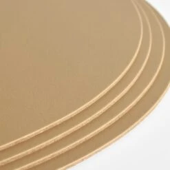 Dot Sand Round Leather Placemat -Furniture Store 102155 gallery 1