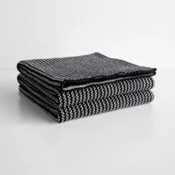 Birds Eye Stripe Knit Throw Blanket 13 Birds Eye Stripe Knit Throw Blanket -Furniture Store 102157 gallery 2