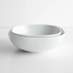 Moon White Vegetable Bowl 8.25" -Furniture Store 102183 102184 gallery option 1