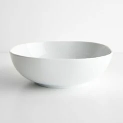 Moon White Vegetable Bowl 9.75"