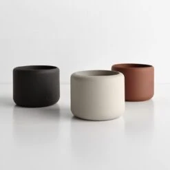 Botany Concrete Gray Small Planter 12 Botany Concrete Gray Small Planter -Furniture Store 102186 103141 102188 1