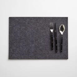 Felt Charcoal Placemat 11 Felt Charcoal Placemat -Furniture Store 102215 gallery 2