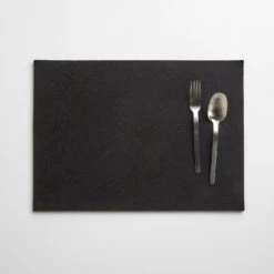 Felt Black Placemat -Furniture Store 102216 gallery 2