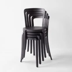 On & On Black Stacking Chair -Furniture Store 102245 gallery 4