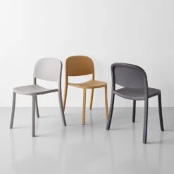 1 Inch Light Gray Reclaimed Stacking Chair -Furniture Store 102246 102247 102248 gallery option