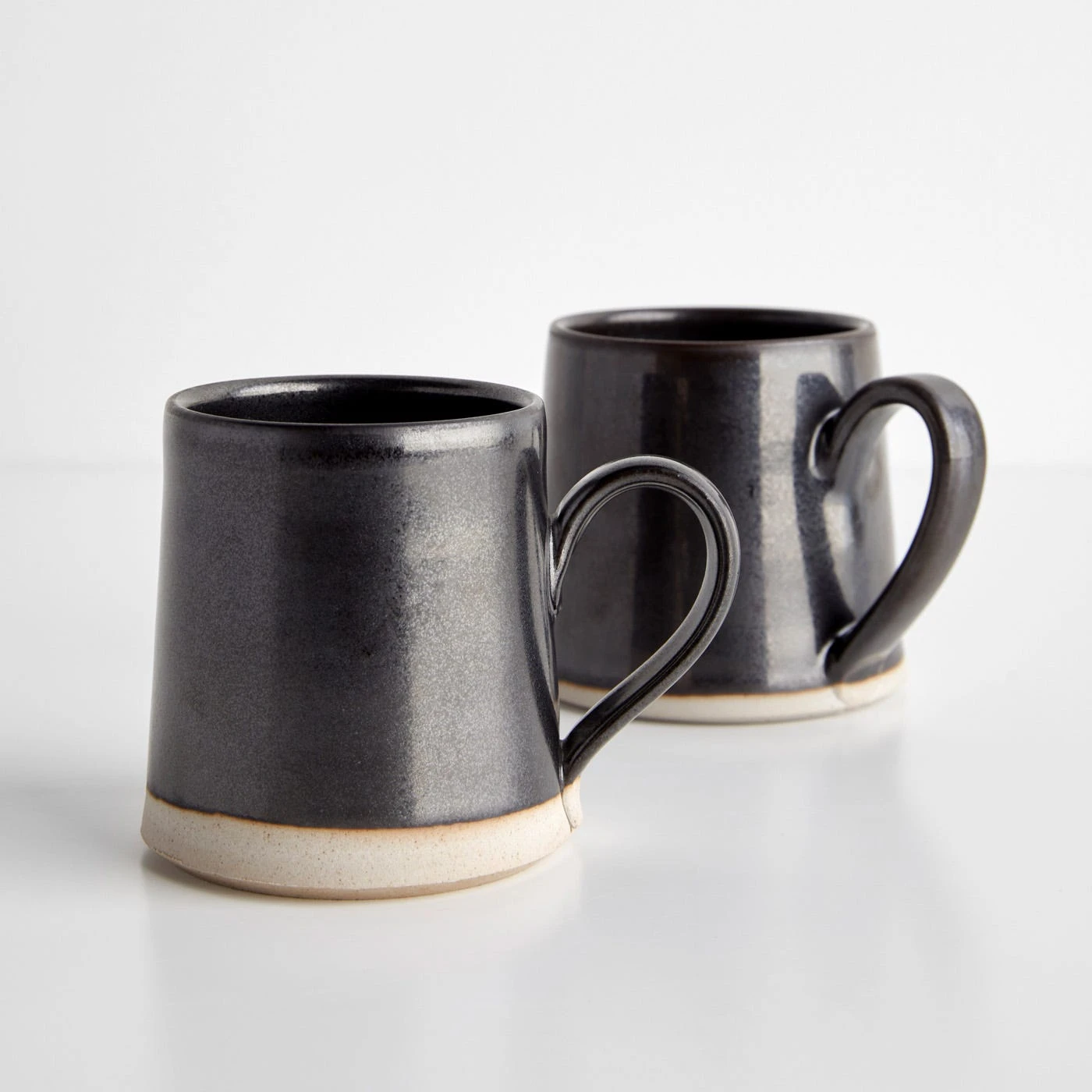 Thrown Gloss Black Mug 4 Thrown Gloss Black Mug - Image 2