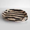 Striped Black And Natural Tray With Handles -Furniture Store 102317 main