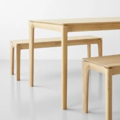 Bok Oak Bench 50" -Furniture Store 102364 102365 kolmar oak dining tables gallery option