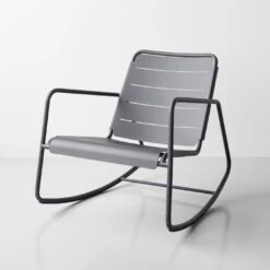 Copenhagen Lava Gray Rocking Chair