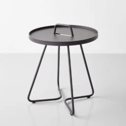 On The Move Black Side Table