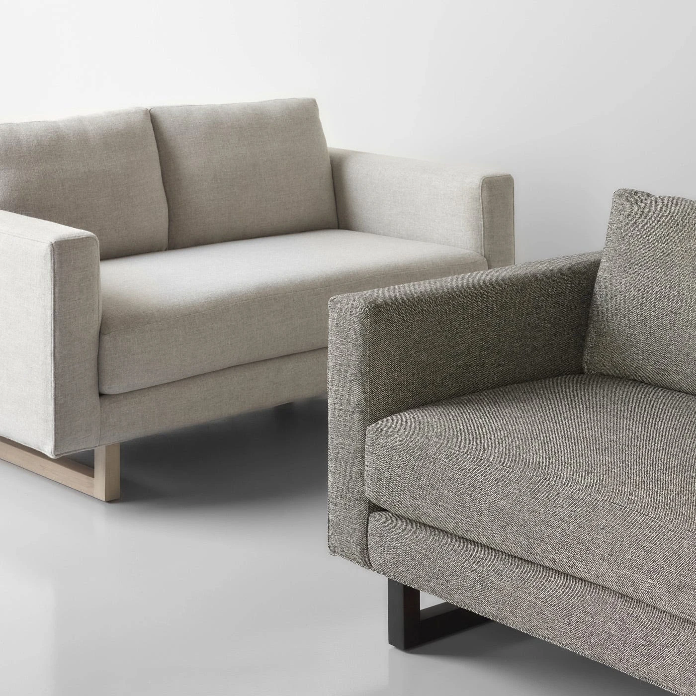 Grange Linen Gray Loveseat 63" 11 Grange Linen Gray Loveseat 63" - Image 9