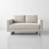 Grange Linen Gray Loveseat 63" 2 Grange Linen Gray Loveseat 63" -Furniture Store 102506 gallery1