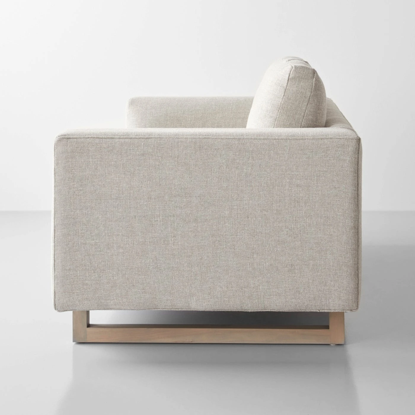 Grange Linen Gray Loveseat 63" 6 Grange Linen Gray Loveseat 63" - Image 4