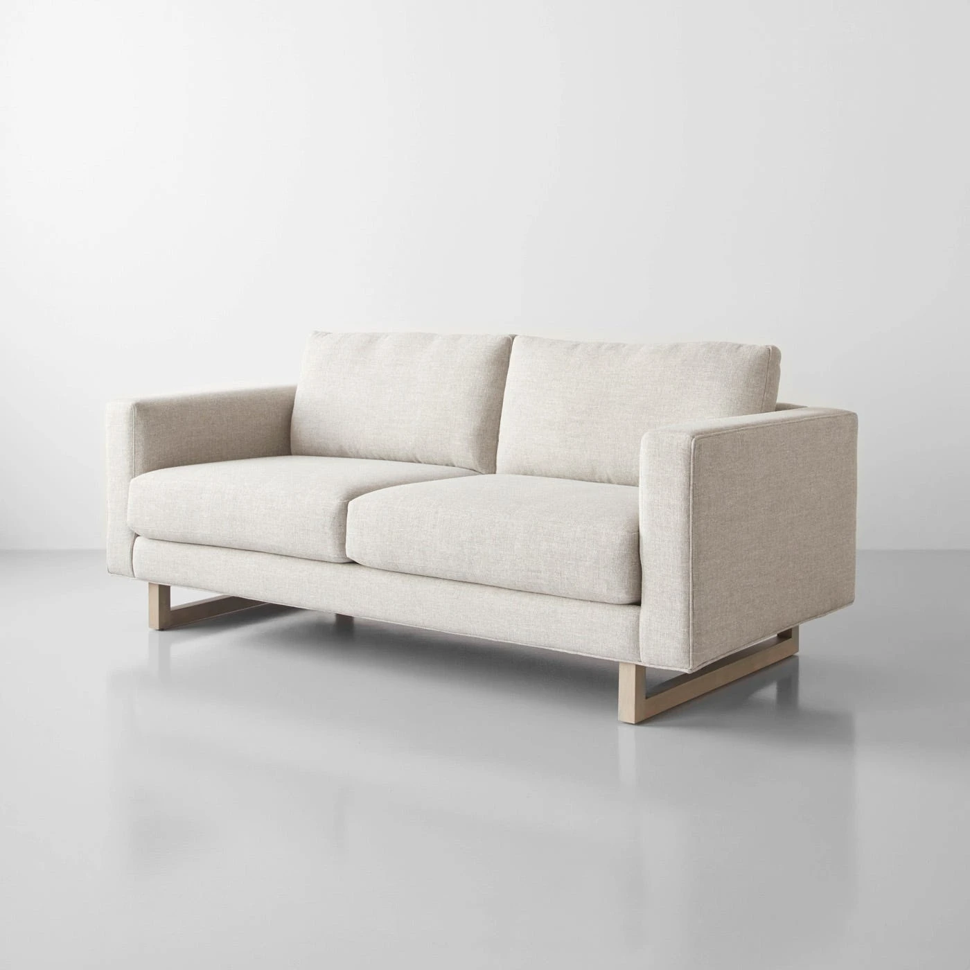 Grange Linen Gray Apartment Sofa 80" 4 Grange Linen Gray Apartment Sofa 80" - Image 2