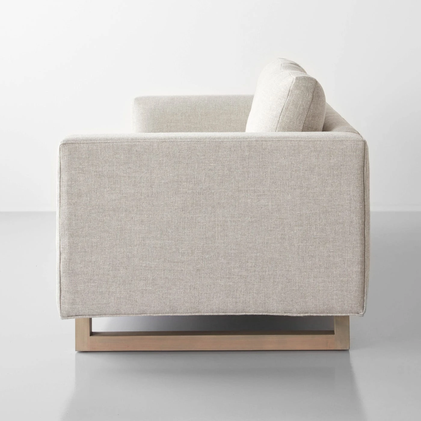 Grange Linen Gray Apartment Sofa 80" 6 Grange Linen Gray Apartment Sofa 80" - Image 4