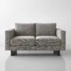 Grange Tweed Black Loveseat 63" -Furniture Store 102509 gallery1 2