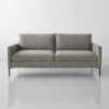 Talman Tweed Black Apartment Sofa 76" 2 Talman Tweed Black Apartment Sofa 76" -Furniture Store 102516 gallery1 1