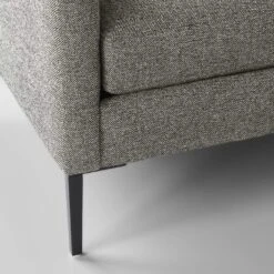 Talman Tweed Black Apartment Sofa 76" -Furniture Store 102516 gallery5 1