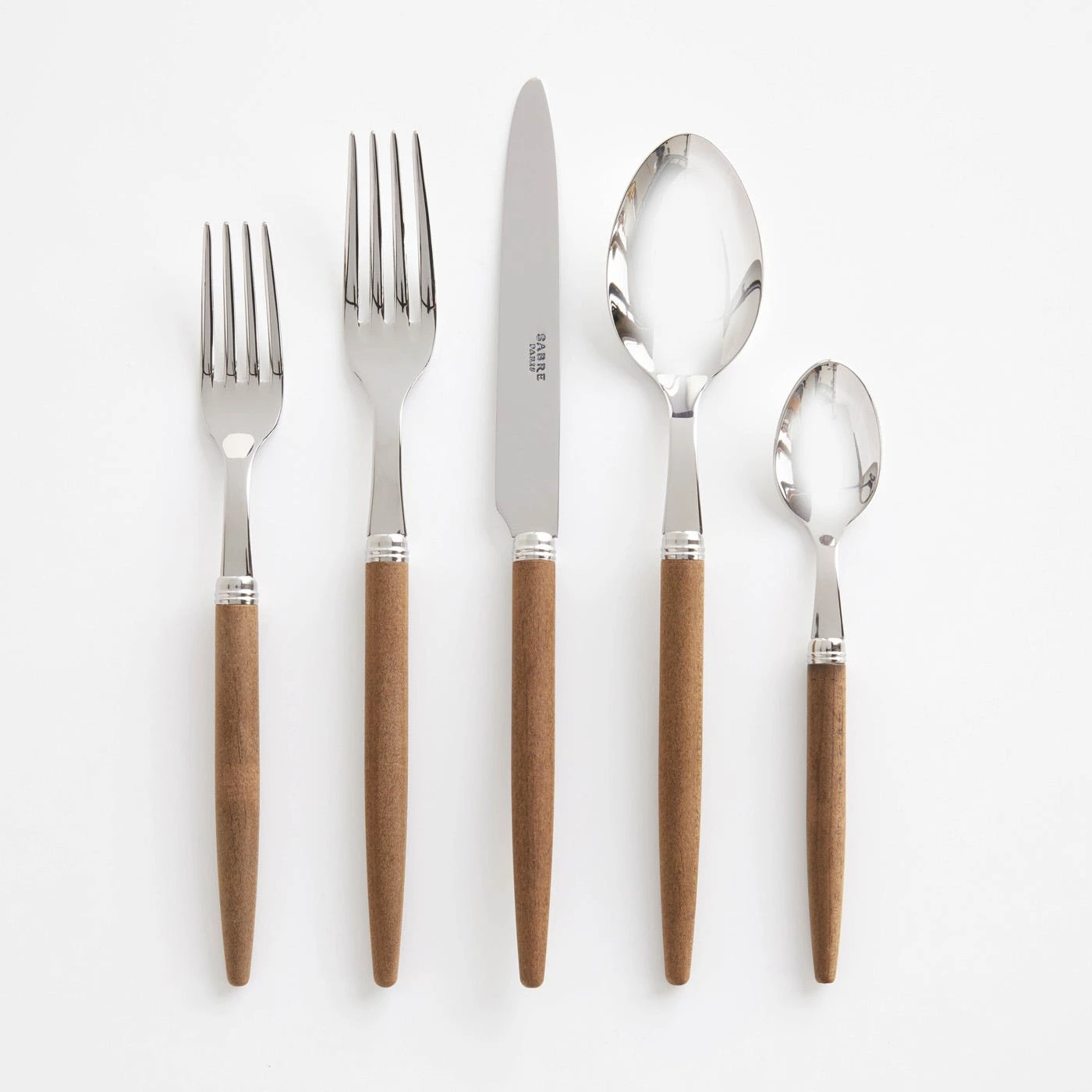 Jonc Dark 5pc Flatware Set 3 Jonc Dark 5pc Flatware Set