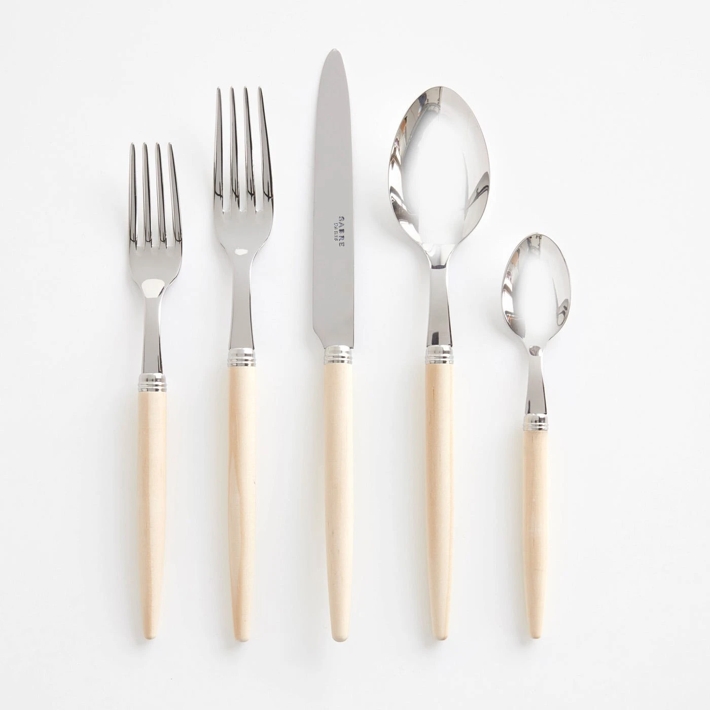 Jonc Light 5pc Flatware Set 3 Jonc Light 5pc Flatware Set