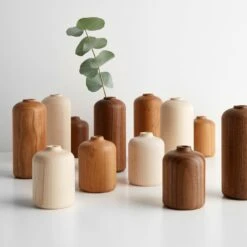 Walnut Bud Vase 6.5" 18 Walnut Bud Vase 6.5" -Furniture Store 102658 102661 102662 102657 102660 102659 2