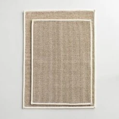 Sasawashi Beige Bath Mat 22" X 30" -Furniture Store 102663 2 2 1