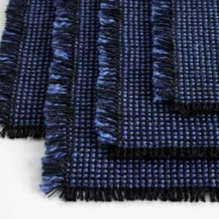 Mourne Check Blue Placemats Set Of 4 -Furniture Store 102665 3