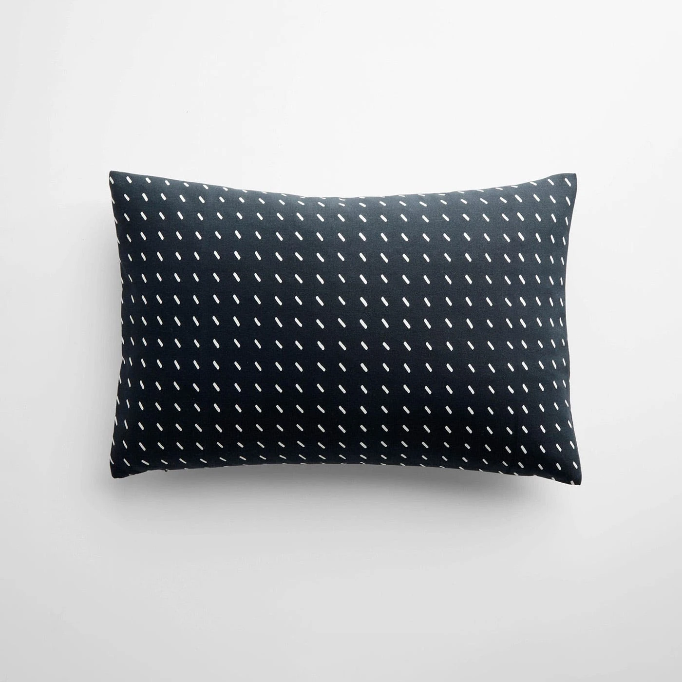 Stitch Black Throw Pillow Cover 12" X 18" 3 Stitch Black Throw Pillow Cover 12" X 18"