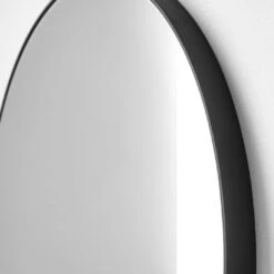 Black Round Wall Mirror 20" 12 Black Round Wall Mirror 20" -Furniture Store 102700 3