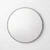 Black Round Wall Mirror 20" -Furniture Store 102700 main recropped