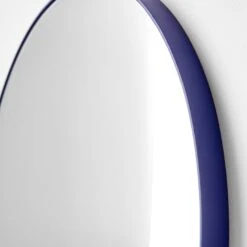 Blue Round Wall Mirror 20" -Furniture Store 102702 3
